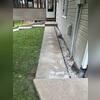 Tiny holes are drilled into the concrete with specialized equipment.