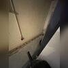 Weep holes are drilled at the bottom of the blocks to drain the hollow cavities.