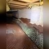We installed an interior drainage system paired with our CleanSpace Drainage Matting to prevent water from stagnating in the space.