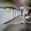 This photo shows the same wall as the last picture, but this picture was taken after the wall was fitted with our CleanSpace vapor barrier.