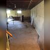 On the right side of this photo, you can see the wall that was bending inwards. This photo was taken upon the initial inspection.