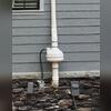 Powerful radon fan discreetly installed to support effective system performance without drawing attention