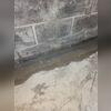 WaterGuard was installed along the perimeter of the basement to collect any moisture that seeped through.