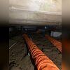 Installation of the EZ Flow® Drain System designed specifically for crawl spaces