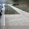 This is what the other half of the sidewalk looked like after we sealed it.