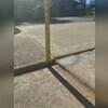 Significant sinking leads to tripping hazards.