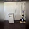Now in place, the sump pump is the heart of the basement waterproofing system, ready to activate whenever water is detected.