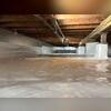 Our crew installed CleanSpace to lock out moisture and protect this crawl space long-term.