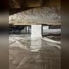 Our CleanSpace vapor barrier is 20 mils thick, and helps seal out moisture everywhere in the crawl space, even the concrete columns.