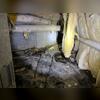 This crawl space was a mess of insulation and moisture.