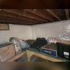 This basement had had high humidity and moisture until our CleanSpace wall barrier was installed that will help protect the storage in this basement