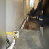 Before concrete is poured, this WaterGuard system is fitted snugly along the foundation wall to capture any leaking water and send it straight to the sump pump.