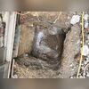 Our crew starts by carefully excavating small access points around the foundation to expose the footing.