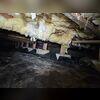 When fiberglass insulation absorbs water it will droop away from the homes sub-floor. This ruins its insulation value and can also become a host for mold or mildew to brew.