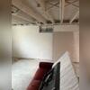 The goal is for it to be a finished basement complete with a guest room, entertainment space, and bathroom. But before that could happen, they needed to address the issue of water getting into the space. They were getting enough that it was soaking through some of the floors.