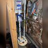 Now in place, the sump pump is the heart of the basement waterproofing system, ready to activate whenever water is detected.
