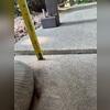 This patio was continuing to sink, posing tripping hazards.