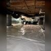 Our CleanSpace vapor barrier encapsulates the space all over the floor and up the walls. It is taped at all the seams with a highly durable, moisture-proof tape.