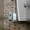 A covered radon fan discreetly integrated into the exterior aesthetic system for efficient ventilation before the home sale.