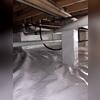Wallie on the piers of your crawl space helps prevent condensation from forming on the porous concrete blocks.