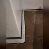 This is the crucial step that keeps future water out: WaterGuard set right along the foundation wall.