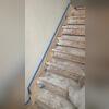 Staircase restoration after water damage in Richardson