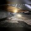 This dirt crawl space was having bad moisture issues that had led to mold.