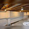 CleanSpace was installed on the walls to protect the basement from the humidity on the walls.