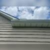 Constant exposure to the elements led to a buildup of grime on these gutters, resulting in unsightly "zebra striping."