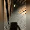 Some attics are very tight and hard to work in. This one provided us with ample headroom.