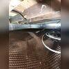 Drainage Matting was spread across the crawl space floor to move any standing water towards the crawl space's perimeter drains