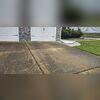 Cracks formed in the driveway. This allowed water through and cause further cracking.