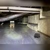 During the assessment, we discovered high humidity levels, musty odors, and dampness throughout the crawl space.