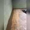 After carefully installing the WaterGuard along the basement walls, our crew sealed it in with concrete, leaving a clean edge and a much drier, safer space.