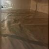 The crawl space is not only dry but can be used for storage.