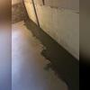 After Installation of the WaterGuard&trade; system to ensure all water drains to the new TwinPak&trade; sump pump secured with an airtight  floor drain.