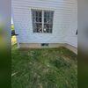 The before photo of old basement windows in Kinderhook, NY. These do not allow for a safe exit incase of emergency.