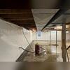 You can see where we installed an egress window along the back wall from this picture.