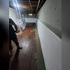 WaterGuard is in place and out of sight, but ready to defend the basement from every heavy rain and rising water table.