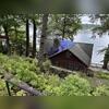 Here's a look at Mary Ann's roof before the renovation. That tarp has got to go! Swipe through to see the expert transformation!
