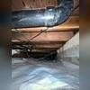 CleanSpace was installed on the floors to keep the moisture and humidity from the walls from filtering into the basement and weakening the supports and creating an unstable environment.