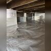 We installed SilverGlo Insulation Panels in this crawl space to transform it into a clean, energy-efficient barrier against heat loss and moisture. These panels feature a built-in radiant barrier and graphite-infused foam, offering superior thermal resistance compared to traditional insulation.