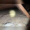Moisture was present in the attic before, which degraded the existing insulation.