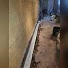 Before concrete is poured, this WaterGuard system is fitted snugly along the foundation wall to capture any leaking water and send it straight to the sump pump.