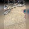 Long cracks formed across the concrete surface, a clear sign of voids beneath the slab. These gaps allowed water intrusion and posed future trip hazards around the pool.