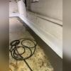 Fresh concrete covers the completed WaterGuard installation, locking in long-term protection.
