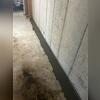 WaterGuard drainage system placed along foundation walls.