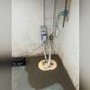 With the pump in place and everything sealed up, this basement is fully equipped to stay dry year-round.