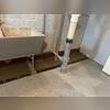 After carefully installing the WaterGuard along the basement walls, our crew sealed it in with concrete, leaving a clean edge and a much drier, safer space.
