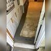 After carefully installing the WaterGuard along the basement walls, our crew sealed it in with concrete, leaving a clean edge and a much drier, safer space.